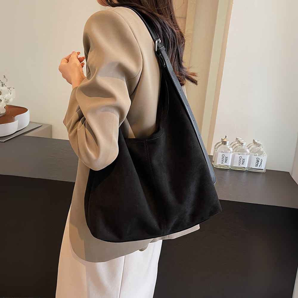 Lorance™ Sac Hobo Solène - Noir