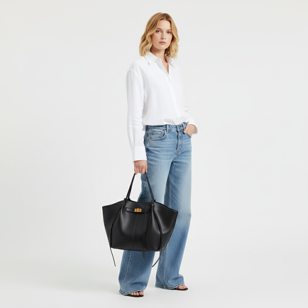 Lorance™ Sac Tote Céleste - Noir