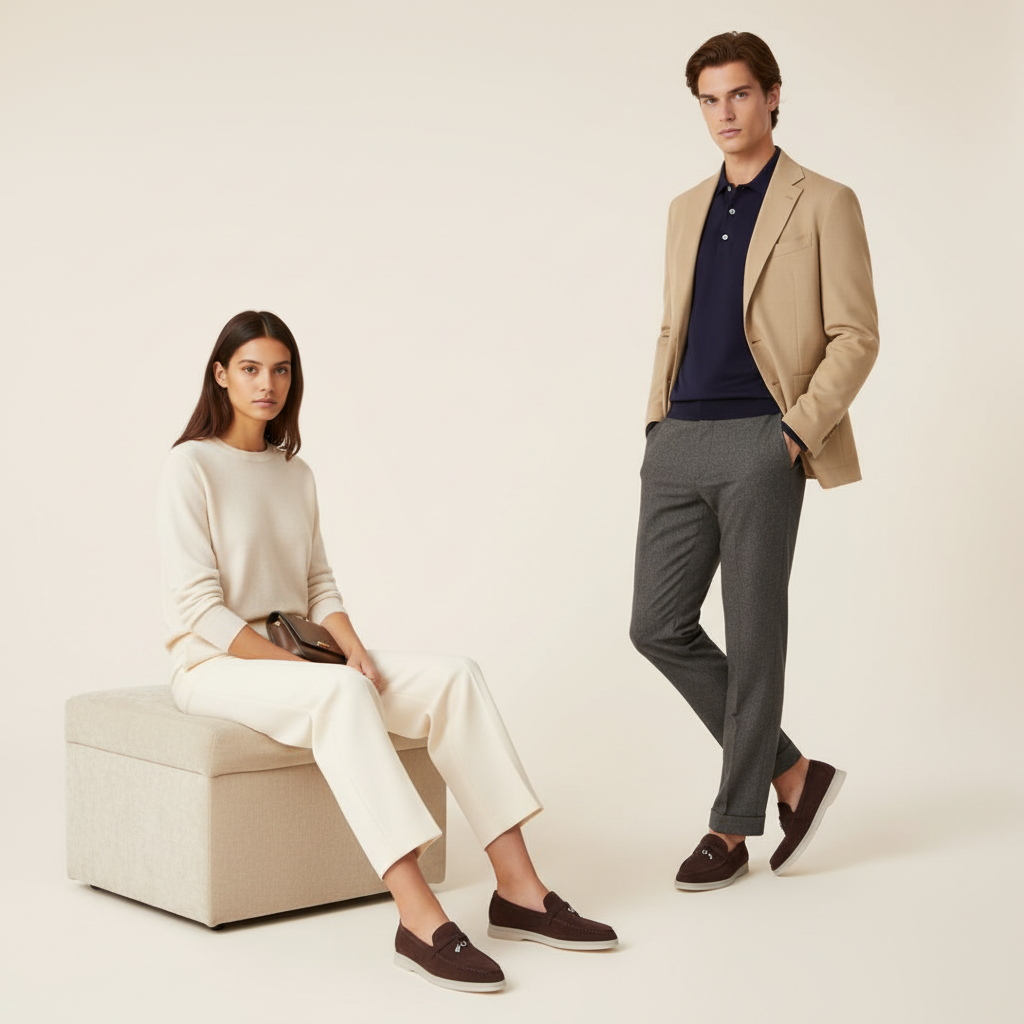 Lorance™ Mocassins Milano - Chocolat