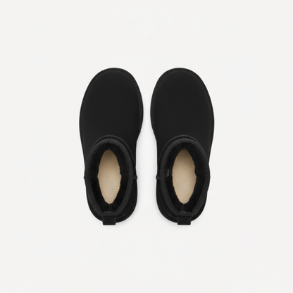 Lorance™ Mini Bottine Plate Sydney - Noir