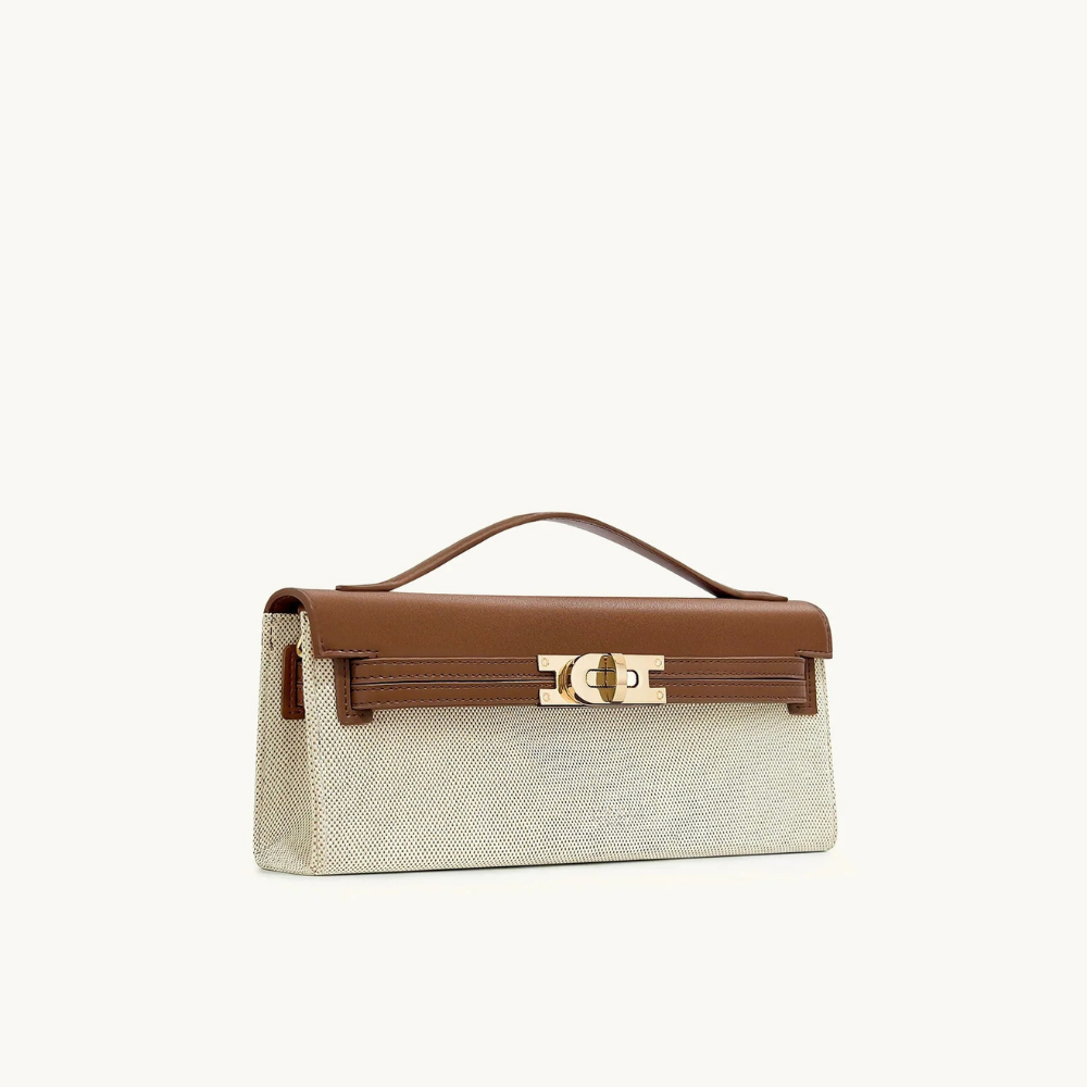 Lorance™ Sac à Main Clémence - Toile marron