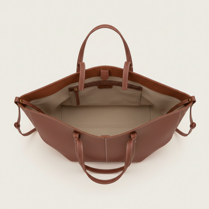 Lorance™ Sac Tote Stella - Cognac