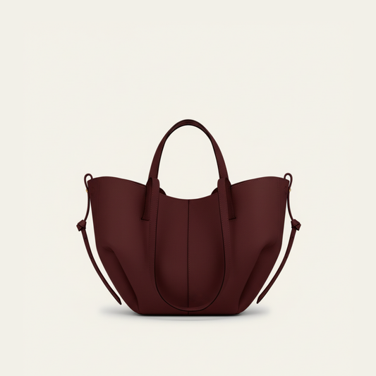 Lorance™ Mini Sac Tote Stella - Bordeaux / Édition Limitée