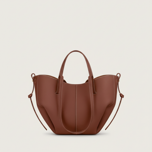 Lorance™ Mini Sac Tote Stella - Cognac