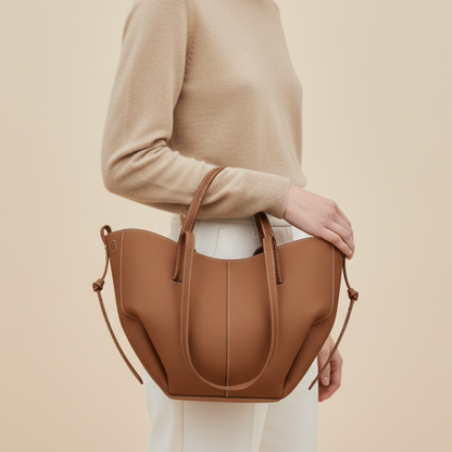 Lorance™ Mini Sac Tote Stella - Camel