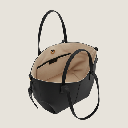 Lorance™ Mini Sac Tote Stella - Noir