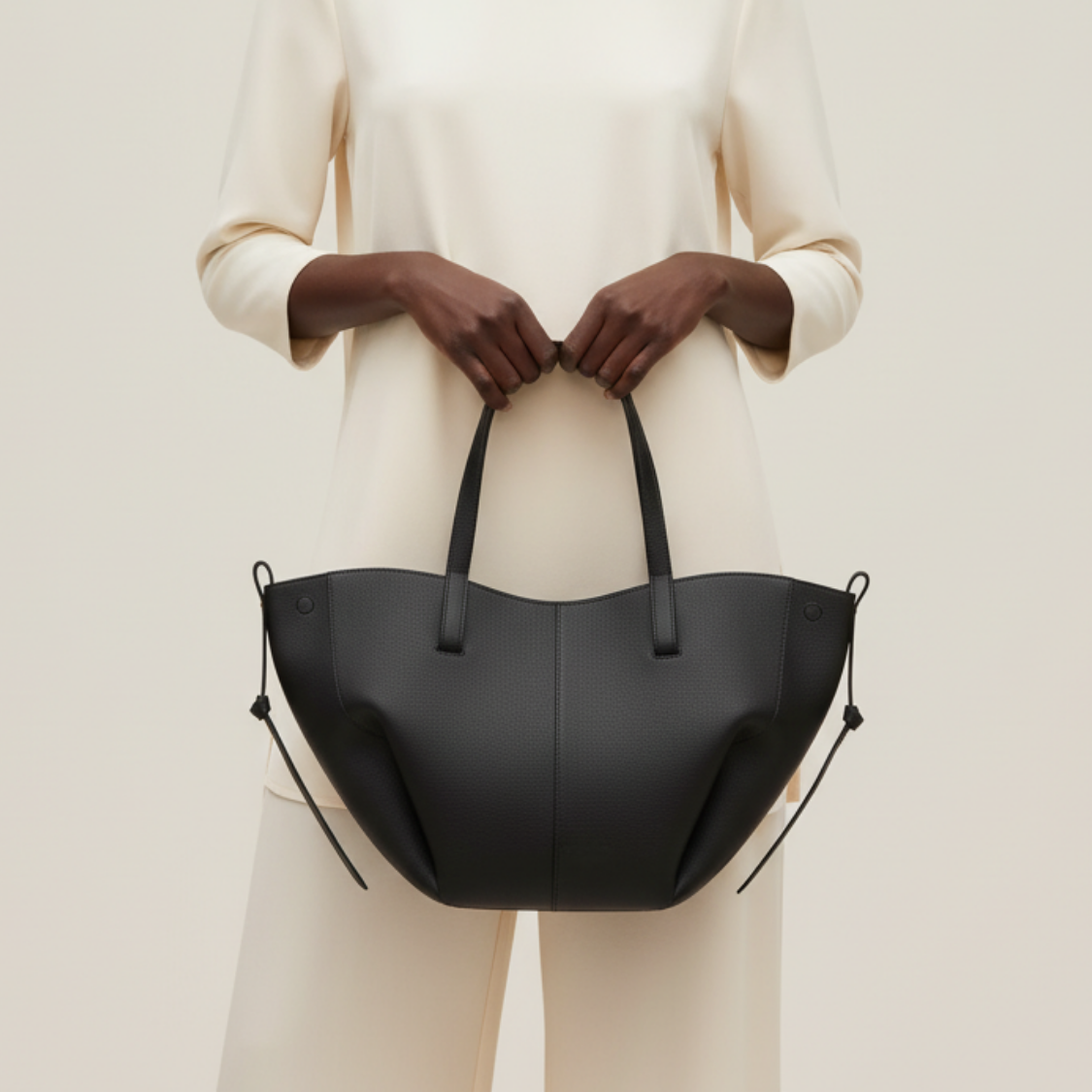 Lorance™ Mini Sac Tote Stella - Noir