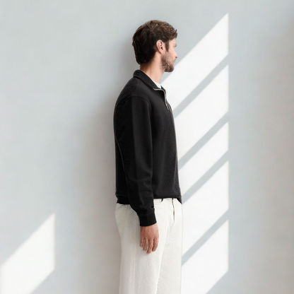 Lorance™ Sweat Zippé Paris - Noir