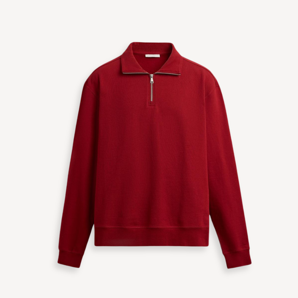 Lorance™ Sweat Zip Paris - Rouge