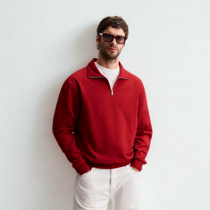 Lorance™ Sweat Zip Paris - Rouge