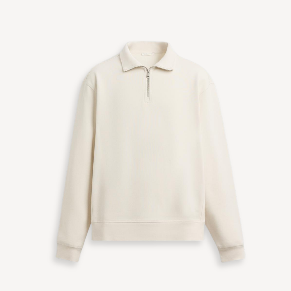 Lorance™ Sweat Zip Paris- Blanc