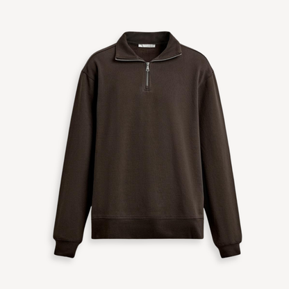 Lorance™ Sweat Zip Paris - Marron