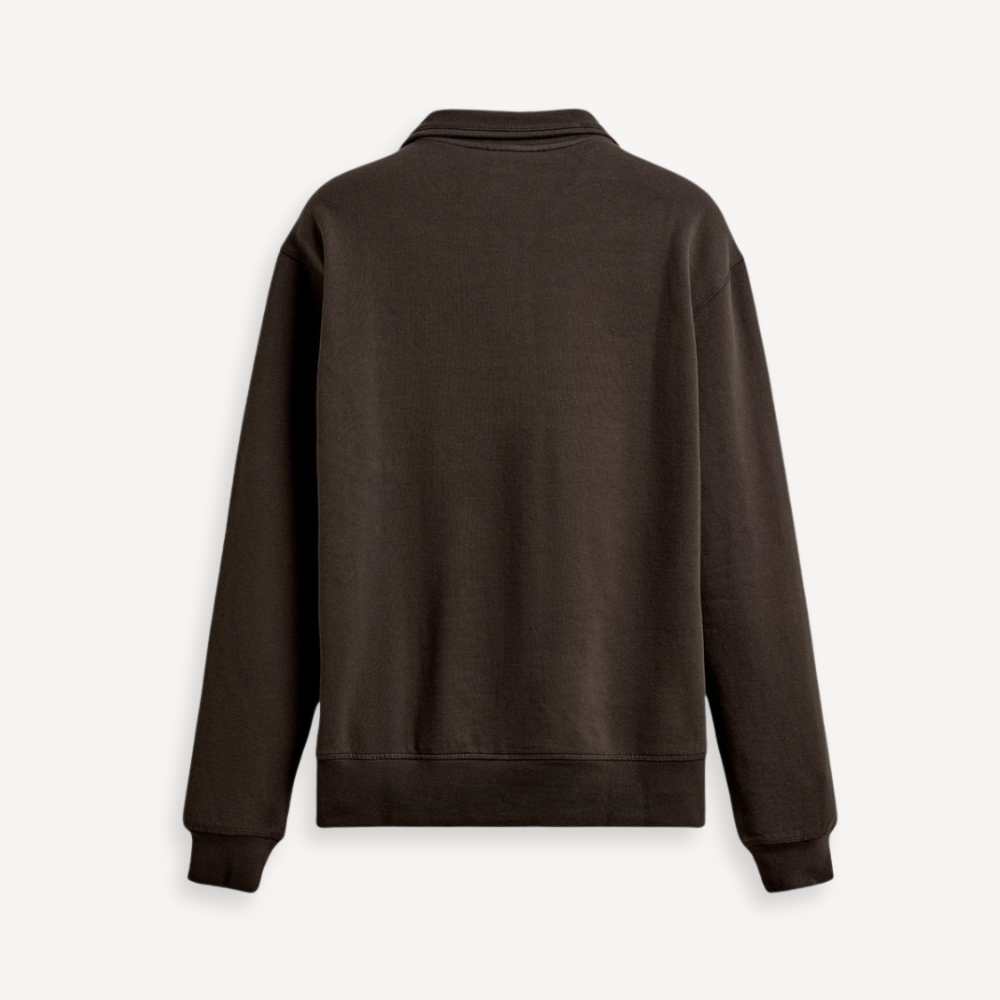 Lorance™ Sweat Zip Paris - Marron