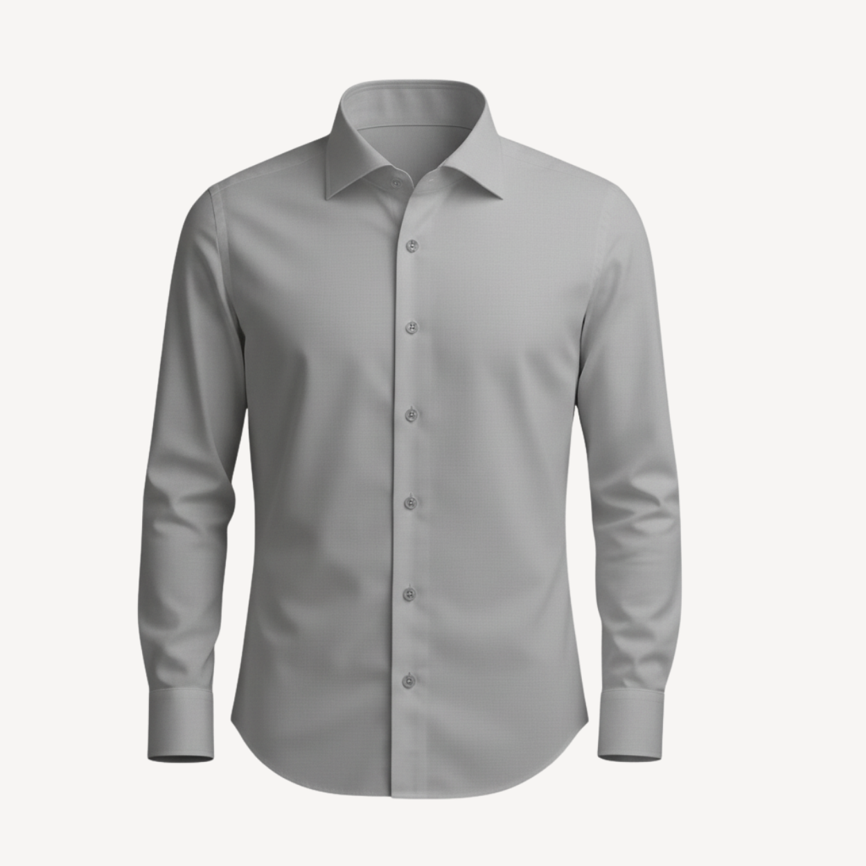 Lorance™ Chemise Slim Fit Anti-Rides Manhattan - Gris