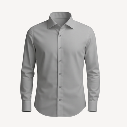 Lorance™ Chemise Slim Fit Anti-Rides Manhattan - Gris