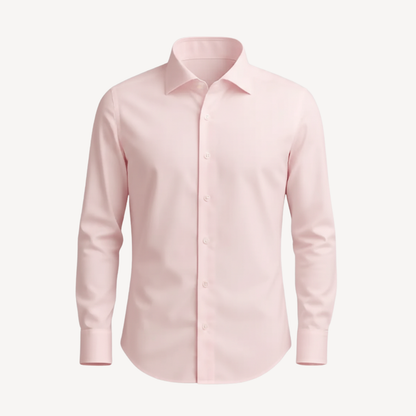 Lorance™ Chemise Slim Fit Anti-Rides Manhattan - Rose