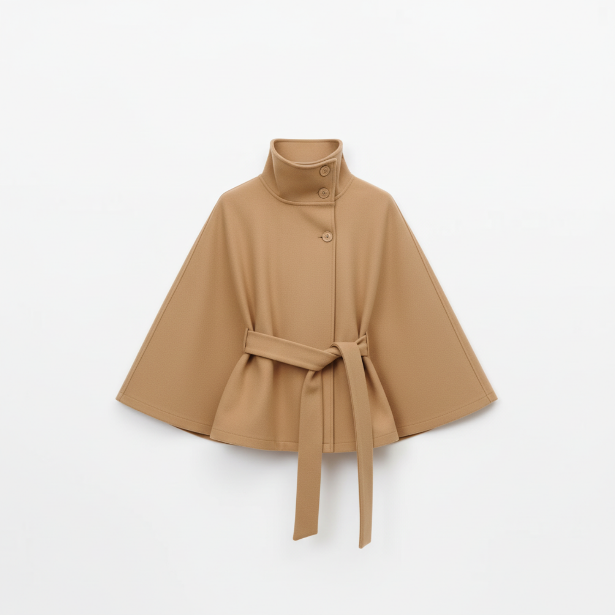 Lorance™  Manteau Cape Rivoli - Camel