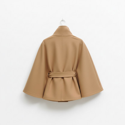 Lorance™  Manteau Cape Rivoli - Camel