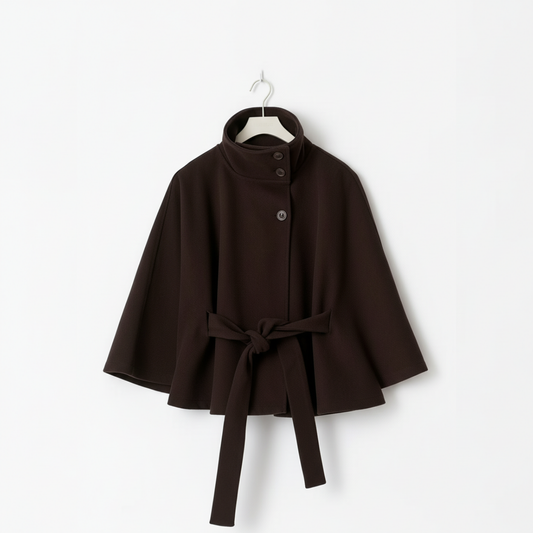 Lorance™ Manteau Cape Rivoli - Marron