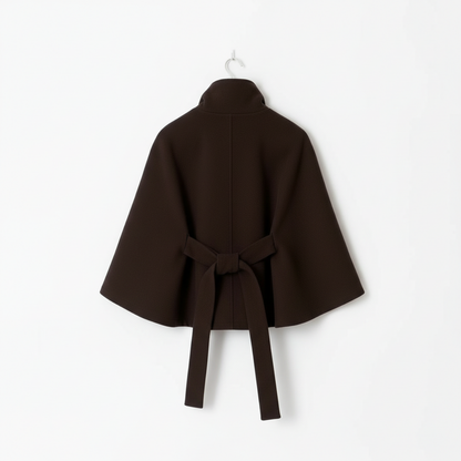 Lorance™ Manteau Cape Rivoli - Marron