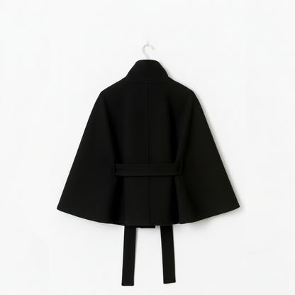 Lorance™ Manteau Cape Rivoli - Noir
