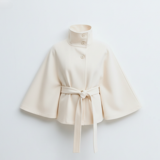 Lorance™ Manteau Cape Rivoli - Blanc