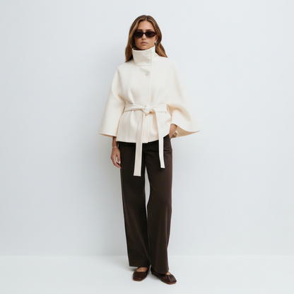 Lorance™ Manteau Cape Rivoli - Blanc