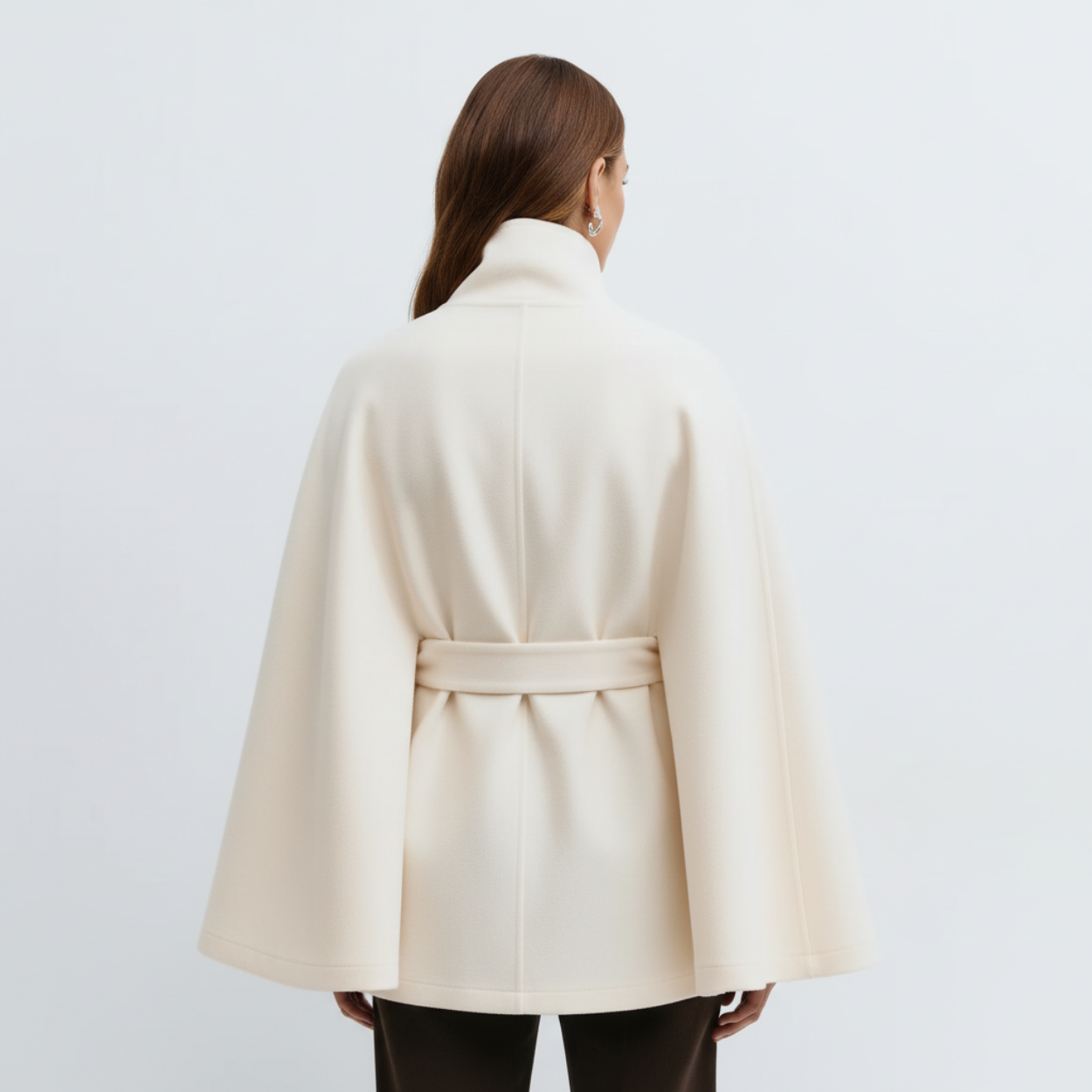 Lorance™ Manteau Cape Rivoli - Blanc