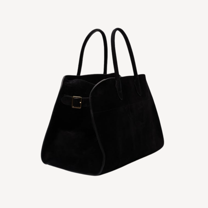 Lorance™ Sac Tote Hampton - Suède Noir