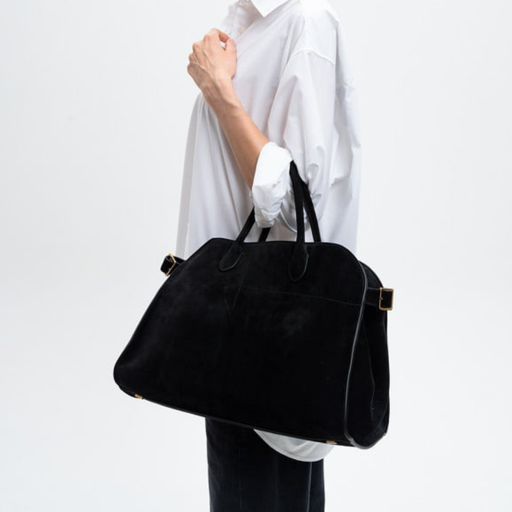 Lorance™ Sac Tote Hampton - Suède Noir