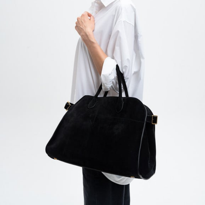 Lorance™ Sac Tote Hampton - Suède Noir