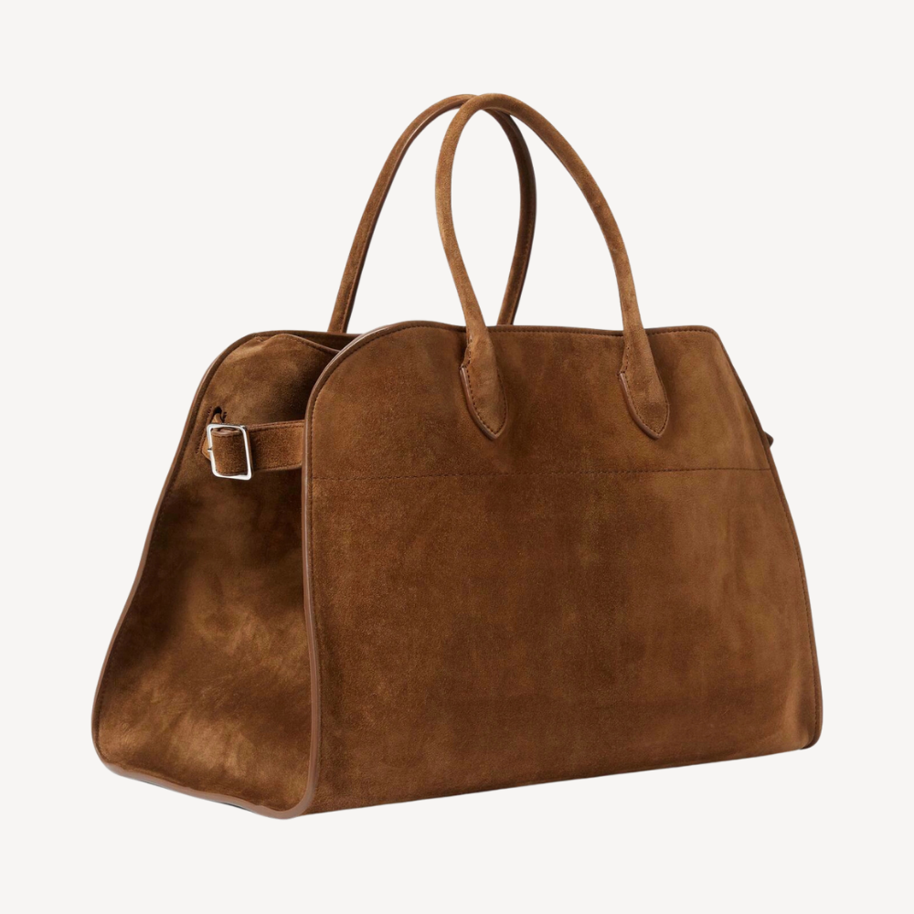 Lorance™ Sac Tote Hampton - Suède Tabac