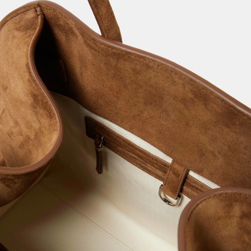 Lorance™ Sac Tote Hampton - Suède Tabac