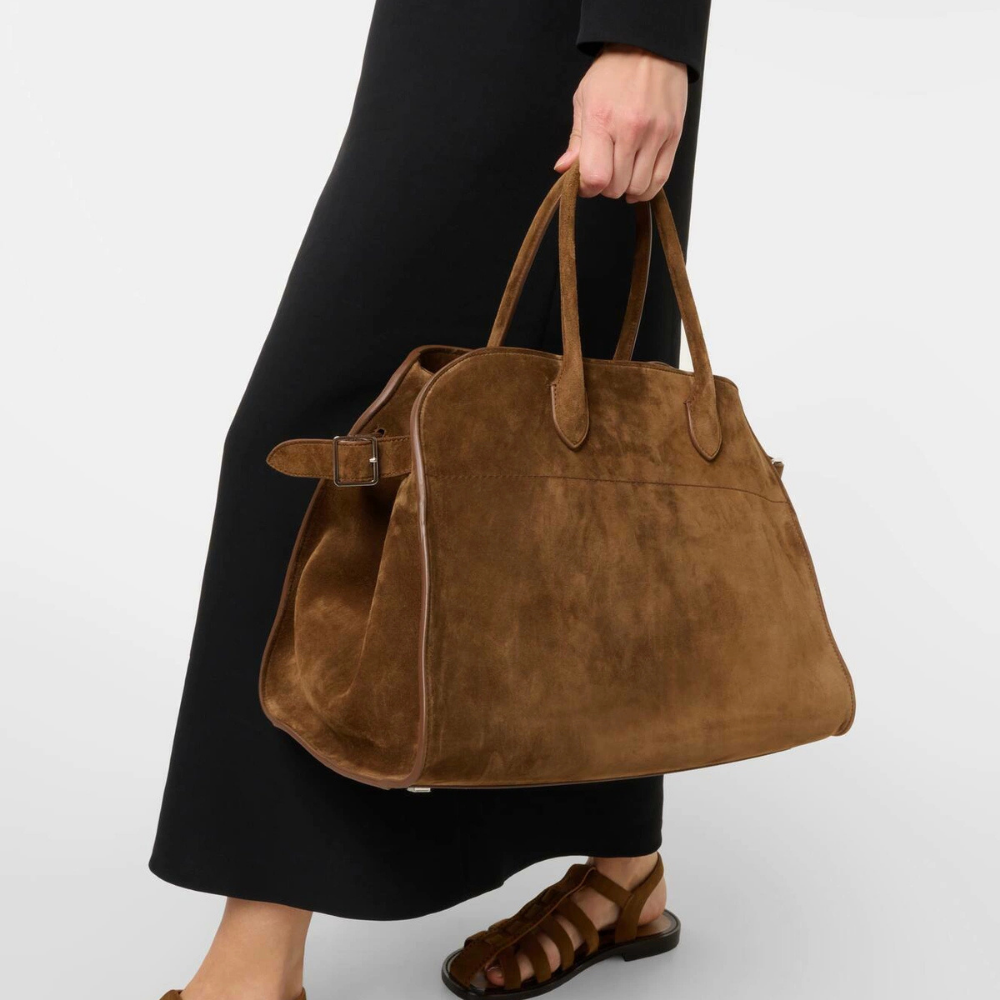 Lorance™ Sac Tote Hampton - Suède Tabac