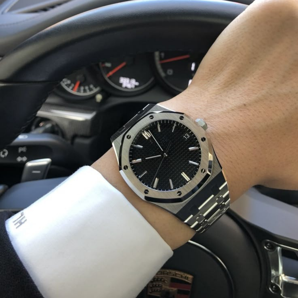 Royal Genève 41mm - Argent / Pierre