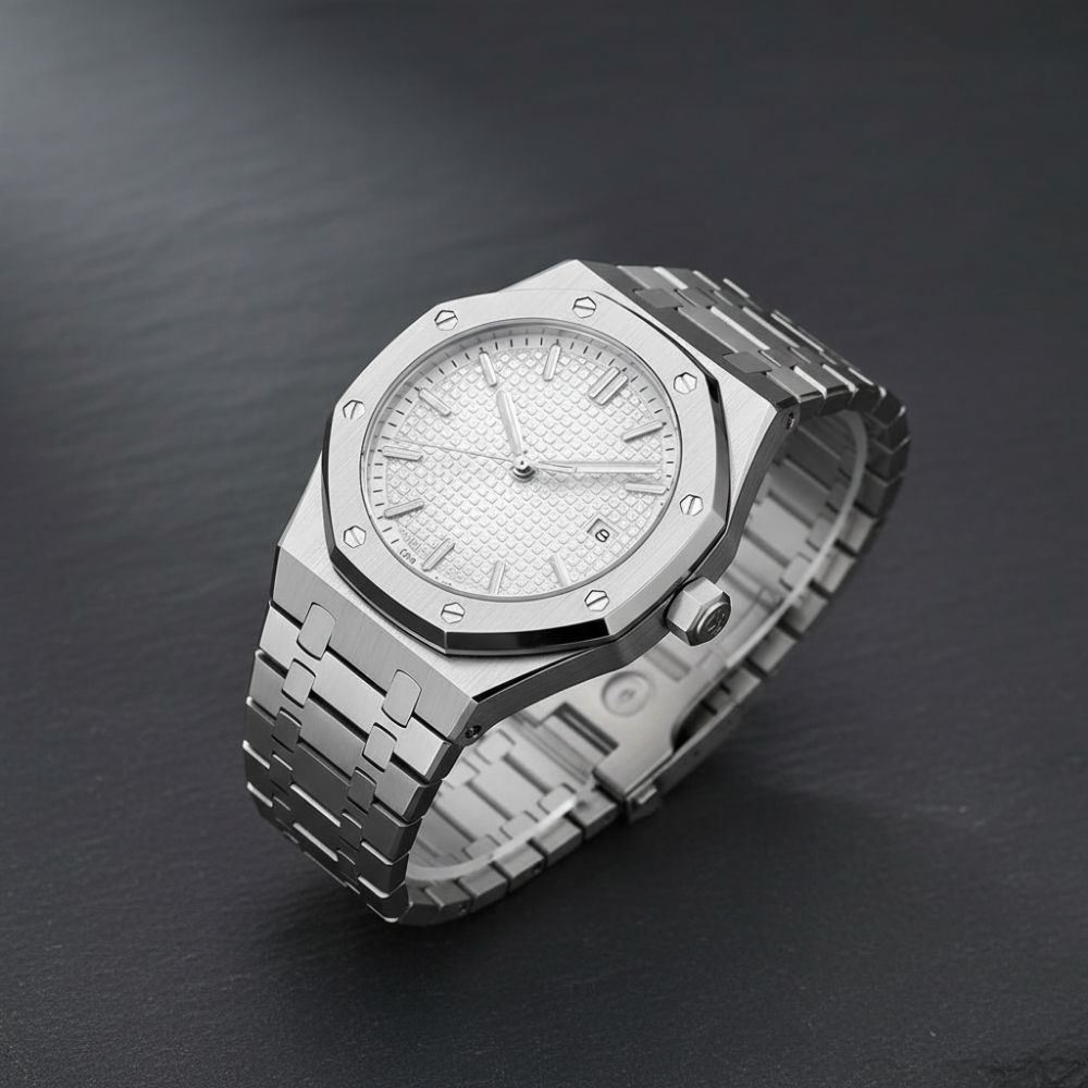 Royal Genève 41mm - Argent / Glace