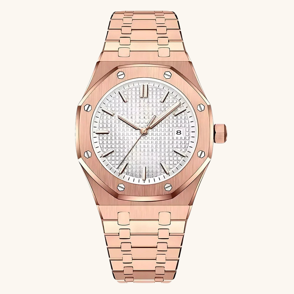 Royal Genève 41mm - Or Rose / Glace
