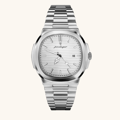 Lorance™ Nautilus 41mm - Argent & Glace