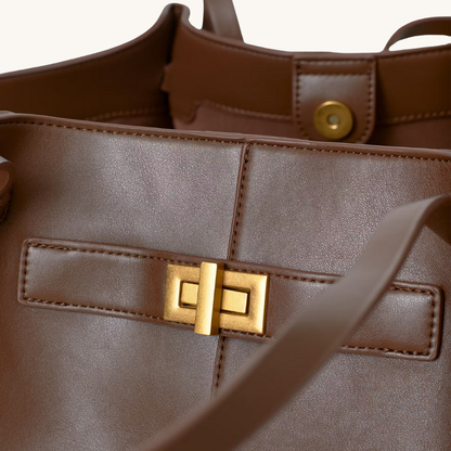 Lorance™ Tote Bag Céleste - Marron Foncé