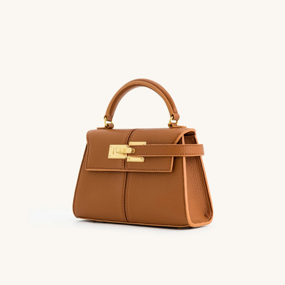 Lorance™ Mini Sac Grace - Marron