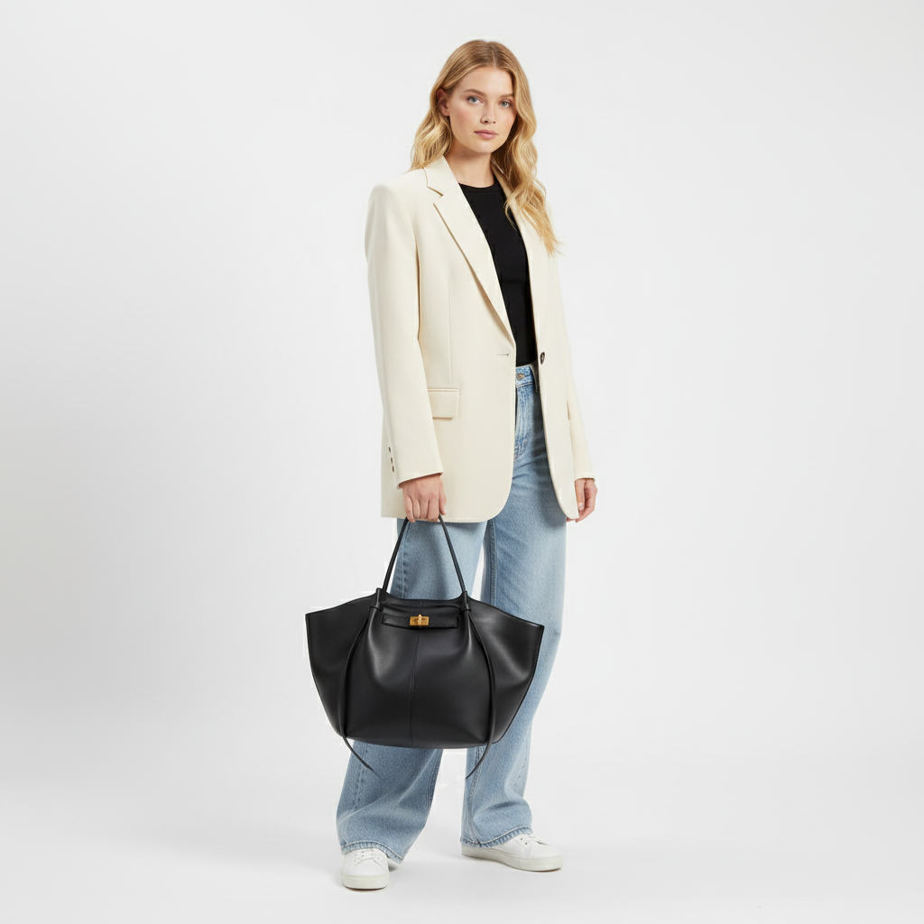 Lorance™ Sac Tote Céleste - Noir