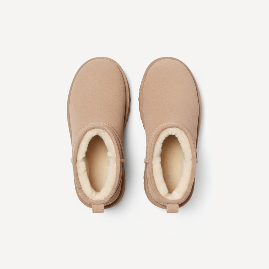 Lorance™ Mini Bottine Plate Sydney - Beige