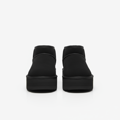 Lorance™ Mini Bottine Plate Sydney - Noir