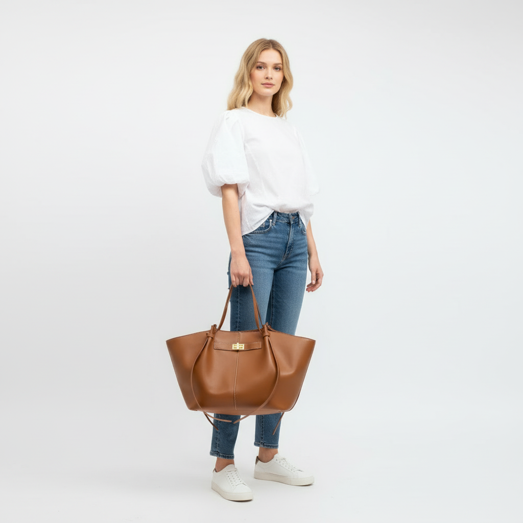 Lorance™ Sac Tote Céleste - Marron