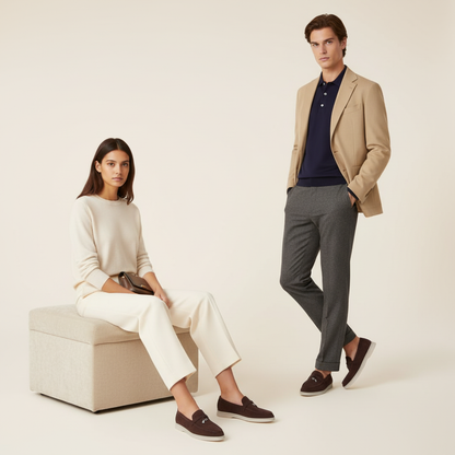 Lorance™ Mocassins Milano - Chocolat