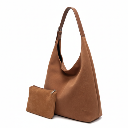 Lorance™ Sac Hobo Solène - Camel
