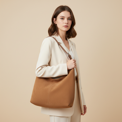Lorance™ Sac Hobo Solène - Camel