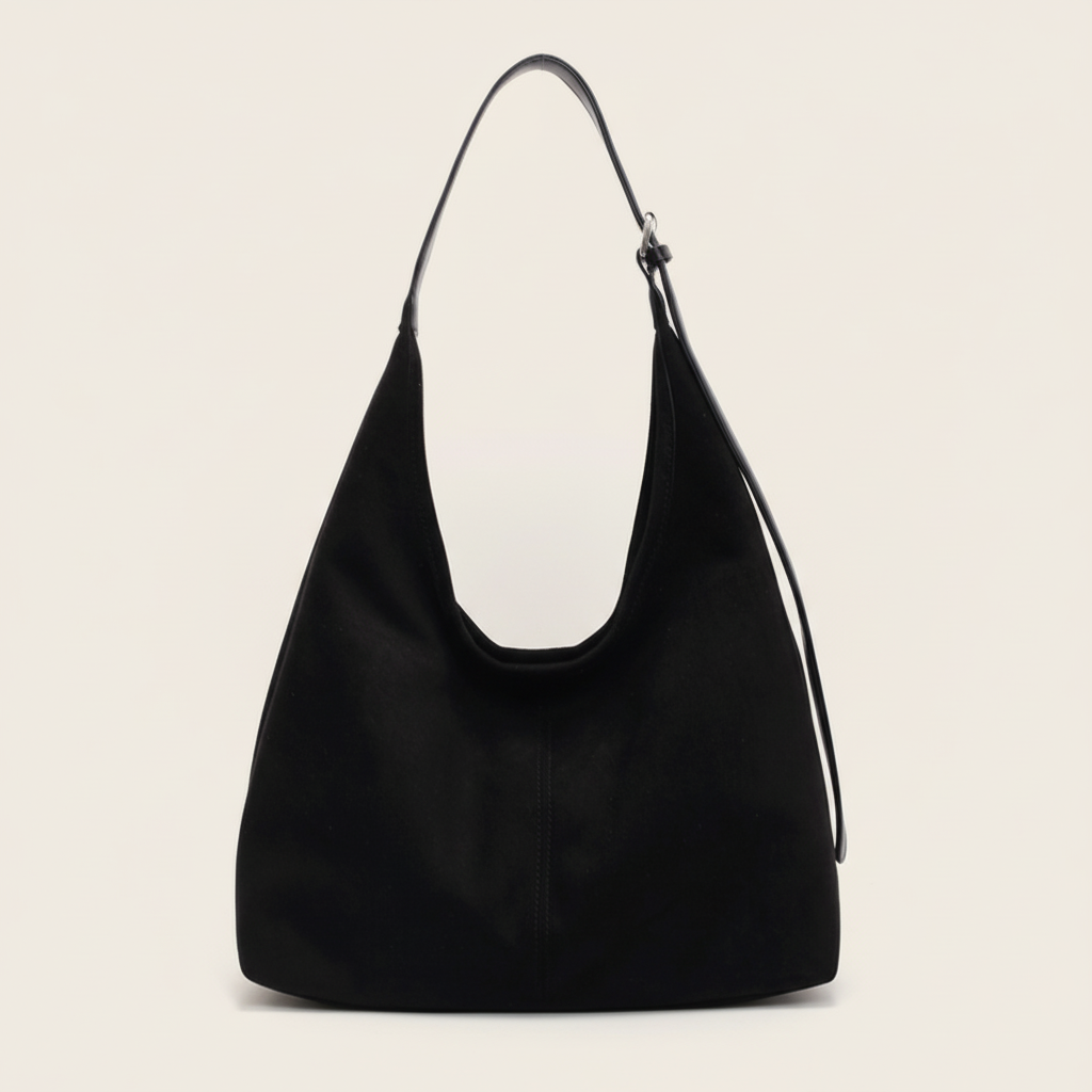 Lorance™ Sac Hobo Solène - Noir