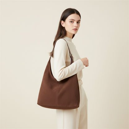 Lorance™ Sac Hobo Solène - Marron