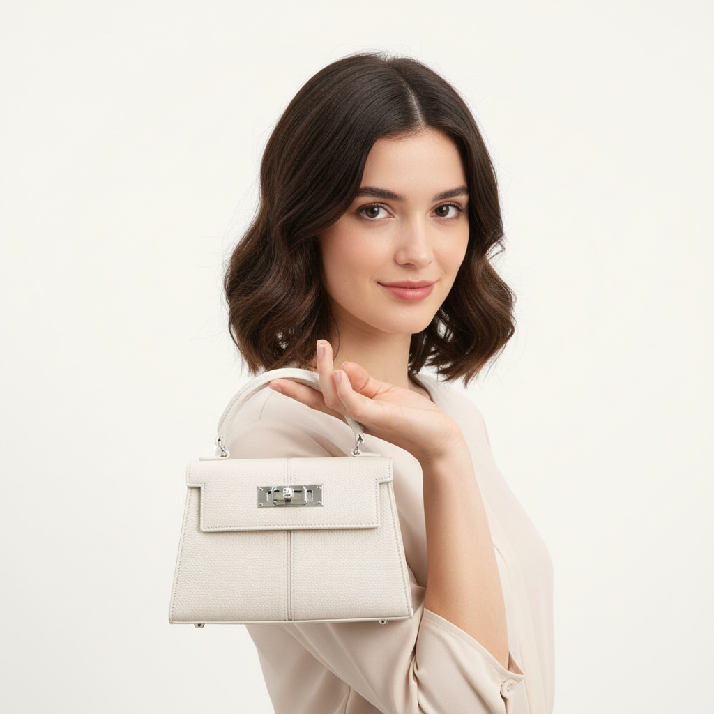 Lorance™ Mini Sac Grace - Blanc